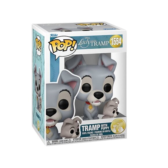 Funko Pop! Lady and the Tramp 70th Anniversary - Tramp with Puppy #1554 - Picture 3 of 3